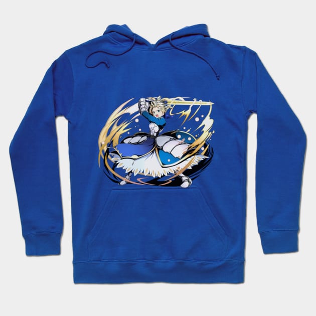 Fate stay Night Saber divine gate Hoodie by Otakuteland